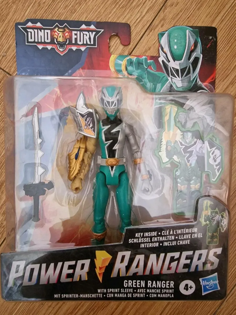 Power Rangers Dino Fury Green Ranger with Sprint S - Image 1