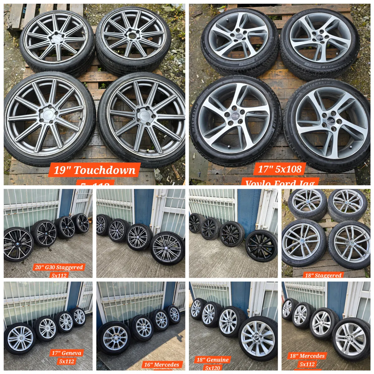 Sets of Alloys for Sale , 5x112, 5x108,5x120 - Image 1