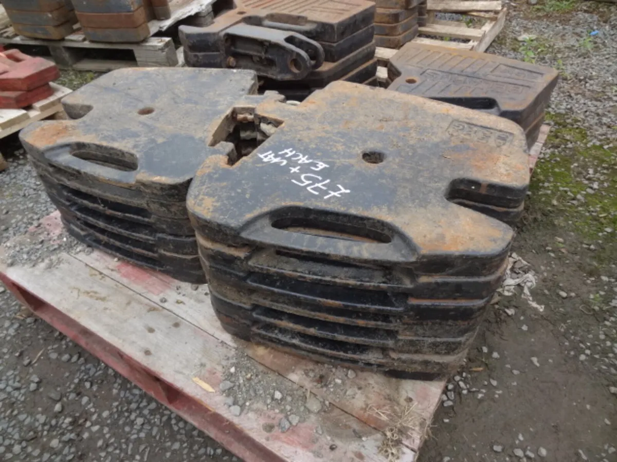 Agco MF Massey Ferguson 55KG Tractor Weight slices - Image 3