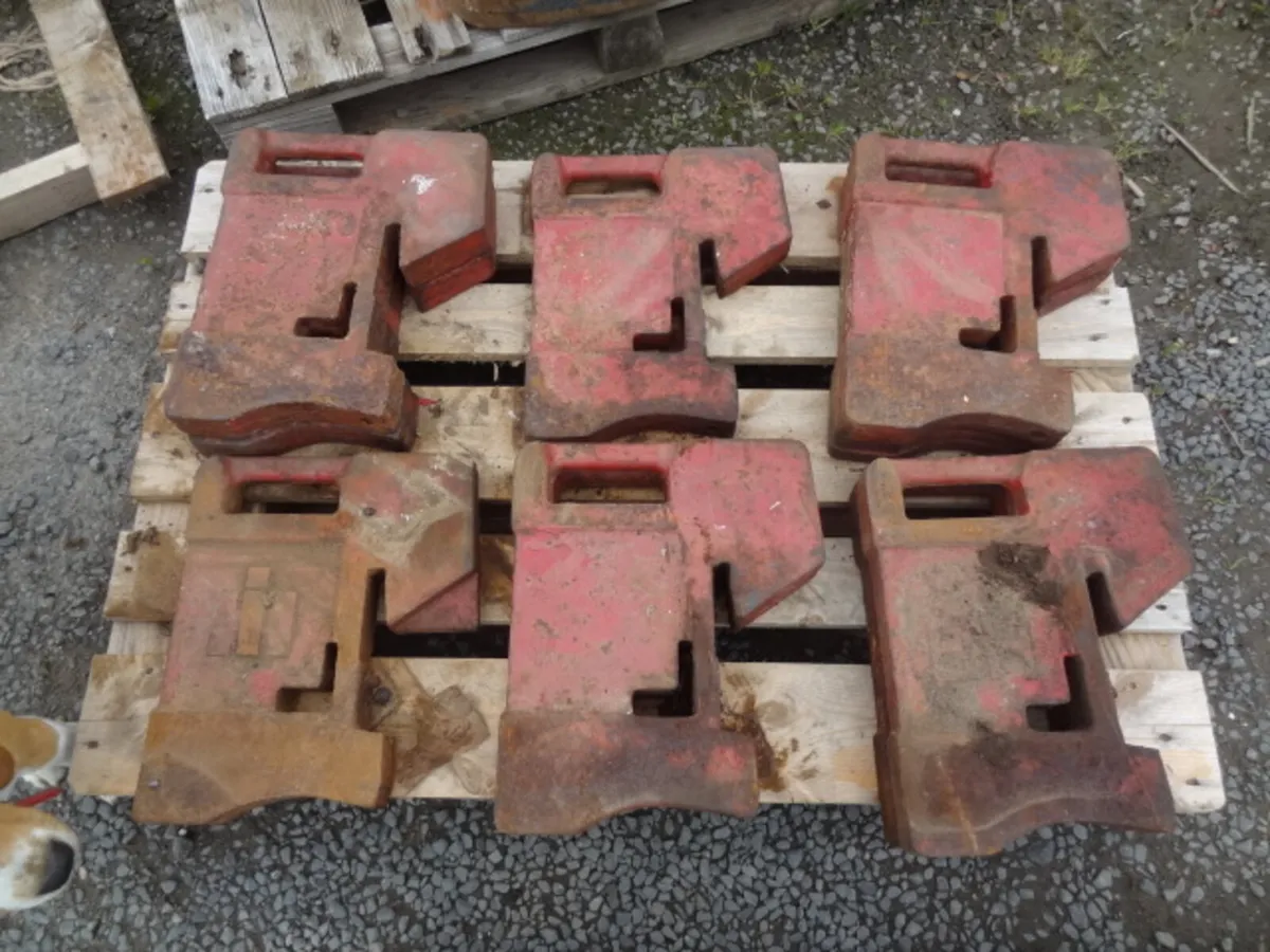 Case International IH Tractor Suitcase Weights - Image 1