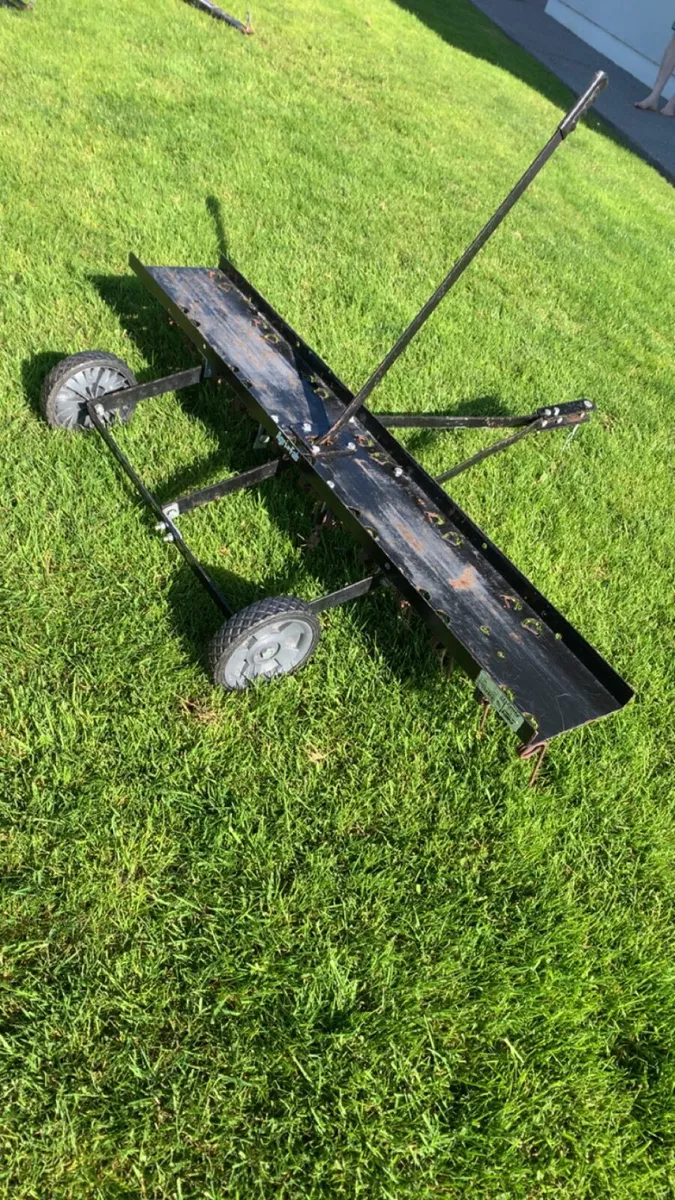 Lawn Scarafier/Lawn Aerator & Lawn Trailer barrow - Image 1