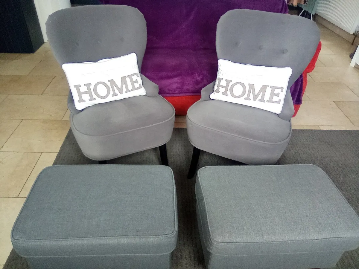 Arm Chairs & Footstools