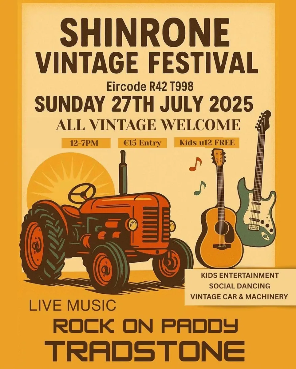 Shinrone Vintage Day, All Exhibitors Welcome - Image 2