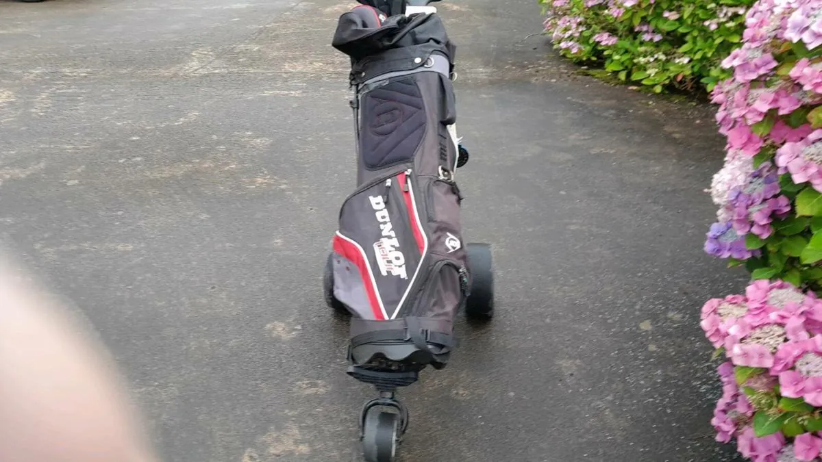 Golf Lefthand, men,Golf clubs and mobile club whee - Image 3