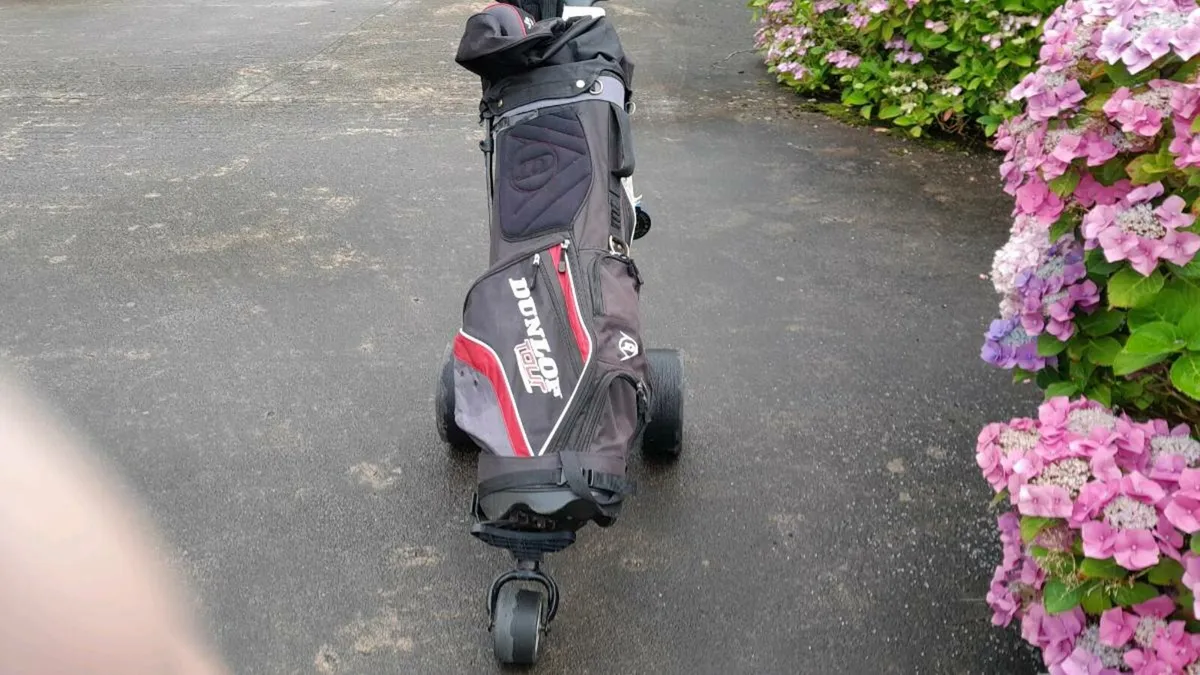 Golf Lefthand, men,Golf clubs and mobile club whee - Image 4