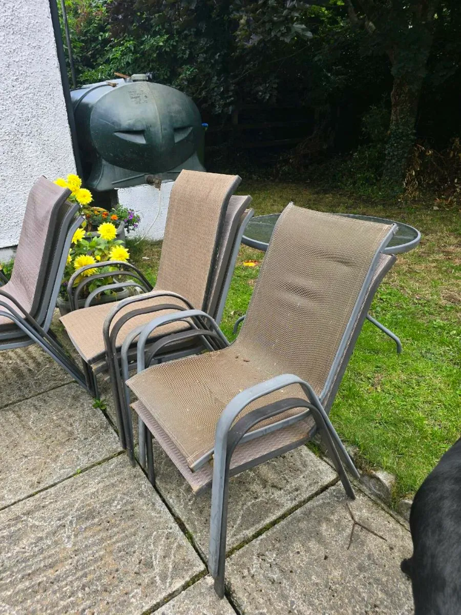 Free Garden table and chairs - Image 2