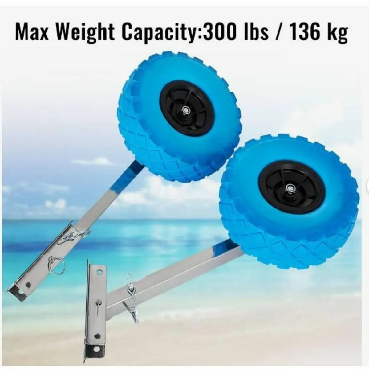 Boat Transom Launching Wheel Dolly - Image 2
