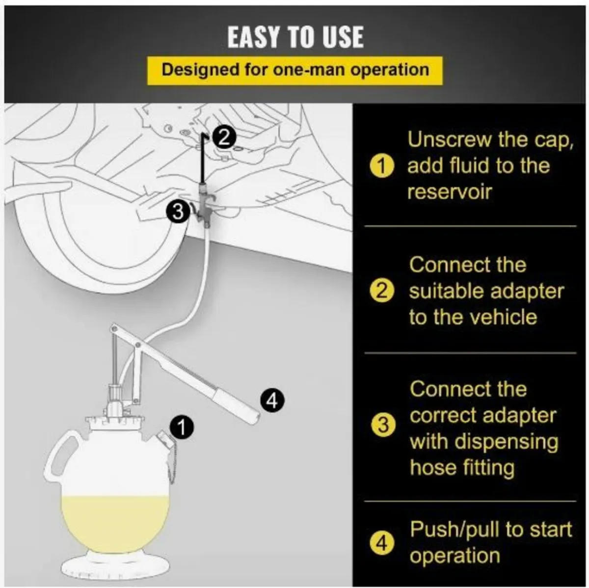 Transmission Fluid Pump Manual ATF Refill System - Image 4
