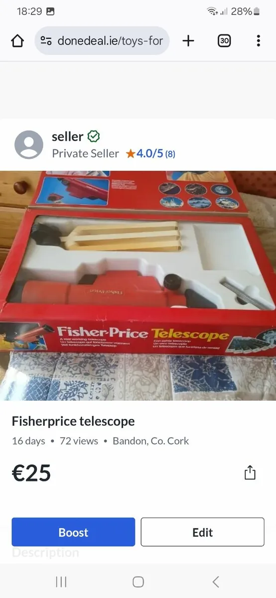 Fisher price telescope - Image 1