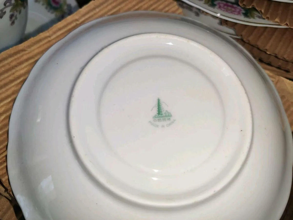 CHINESE AFTERNOON TEA SET, 24CT Gold Painted ! - Image 3
