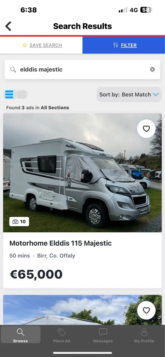 Camper Elddis 115 Majestic  R/H drive  B liscence - Image 1