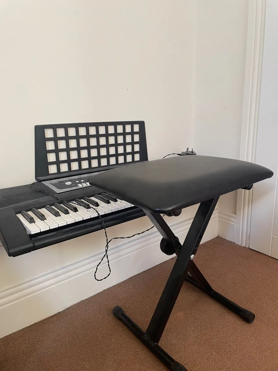 Keyboard & chair for sale - Image 2