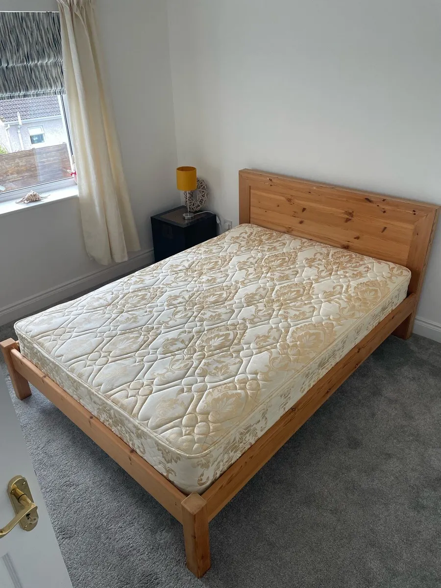 Double bed and mattress - FREE - Image 1