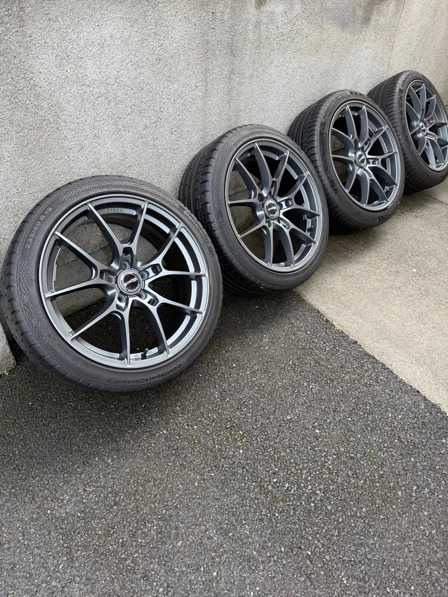 (BRAND NEW)Strom alloys str f1,s 19”with tyres - Image 1