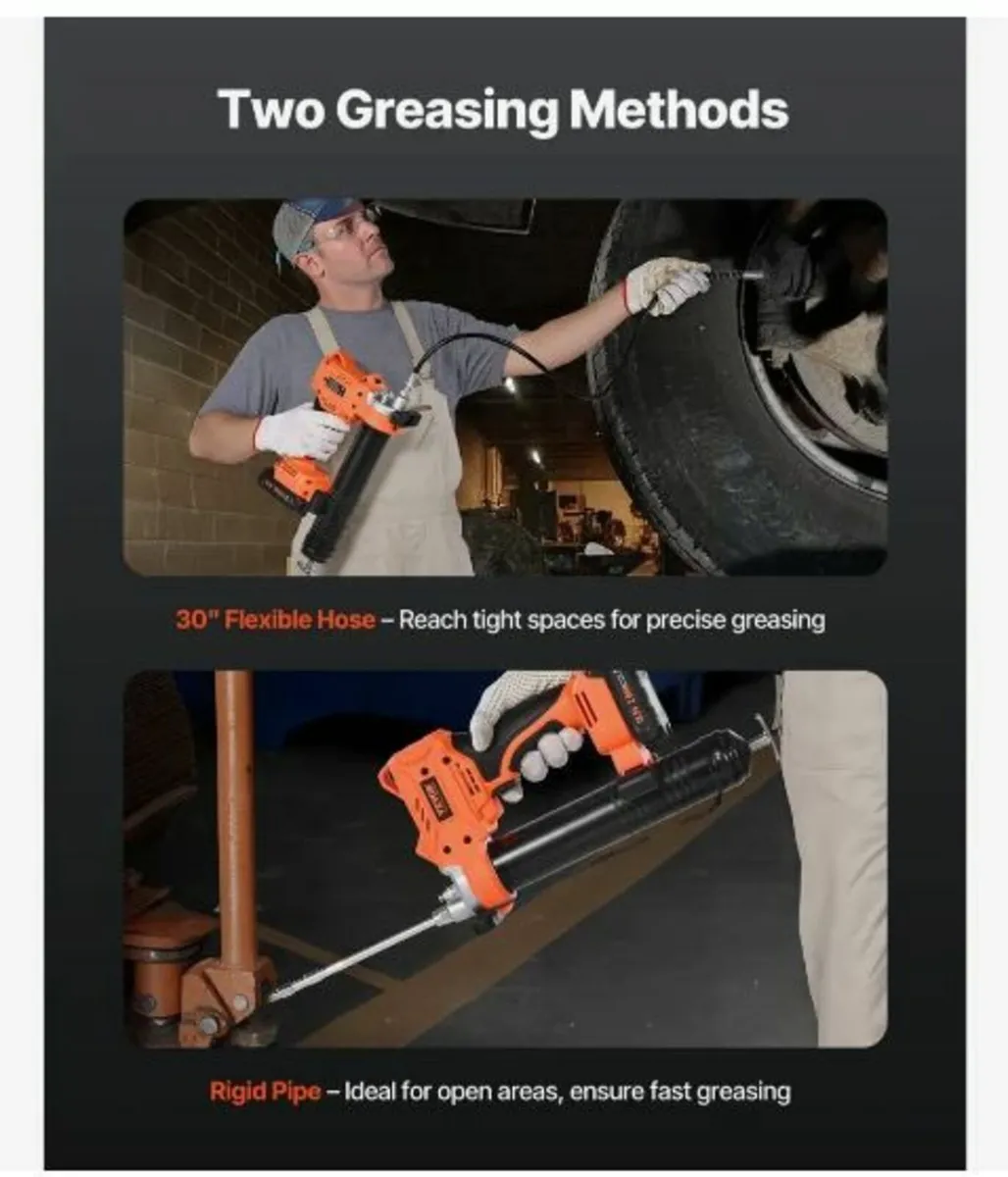 Cordless Grease Gun 8000 PSI 20V Battery - Image 4