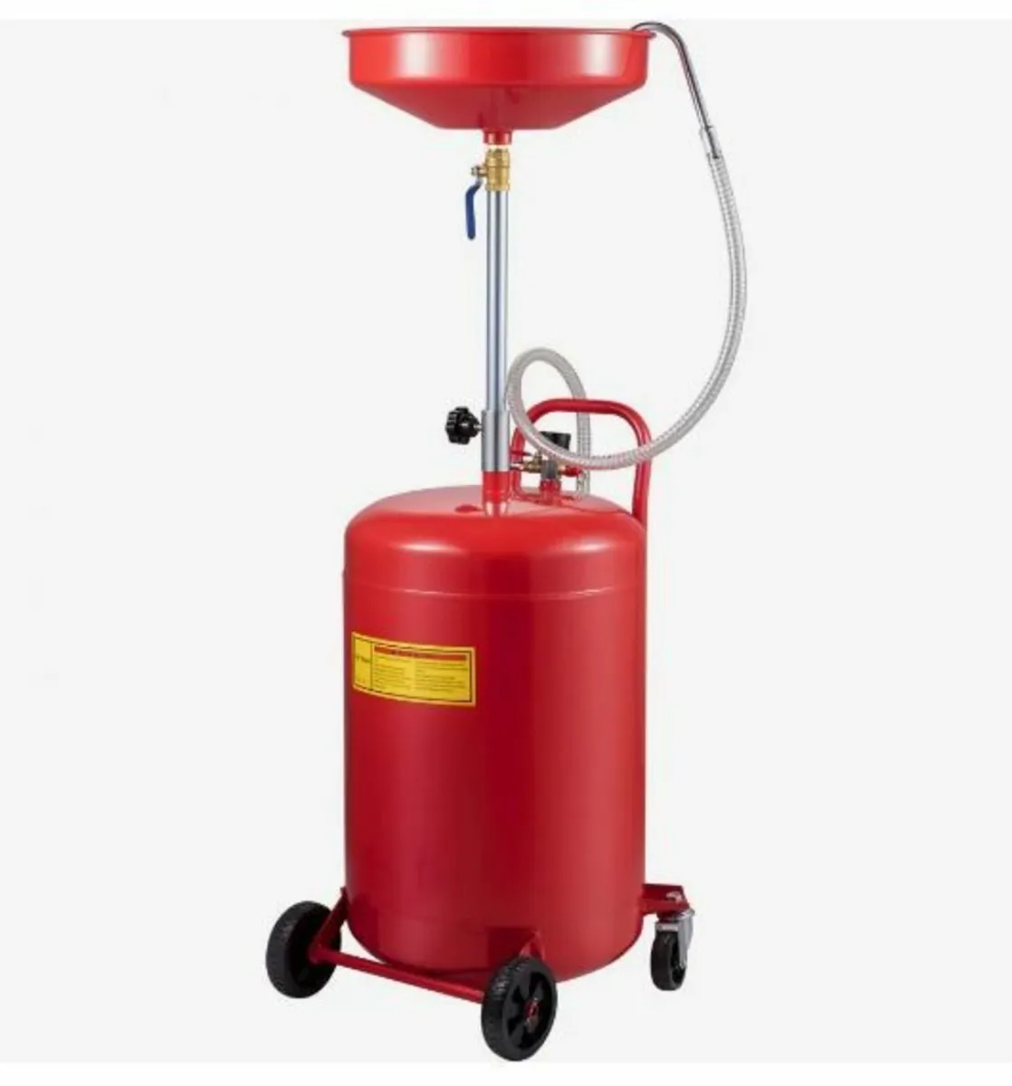 Waste Oil Drain Tank 20 Gallon Portable - Image 1