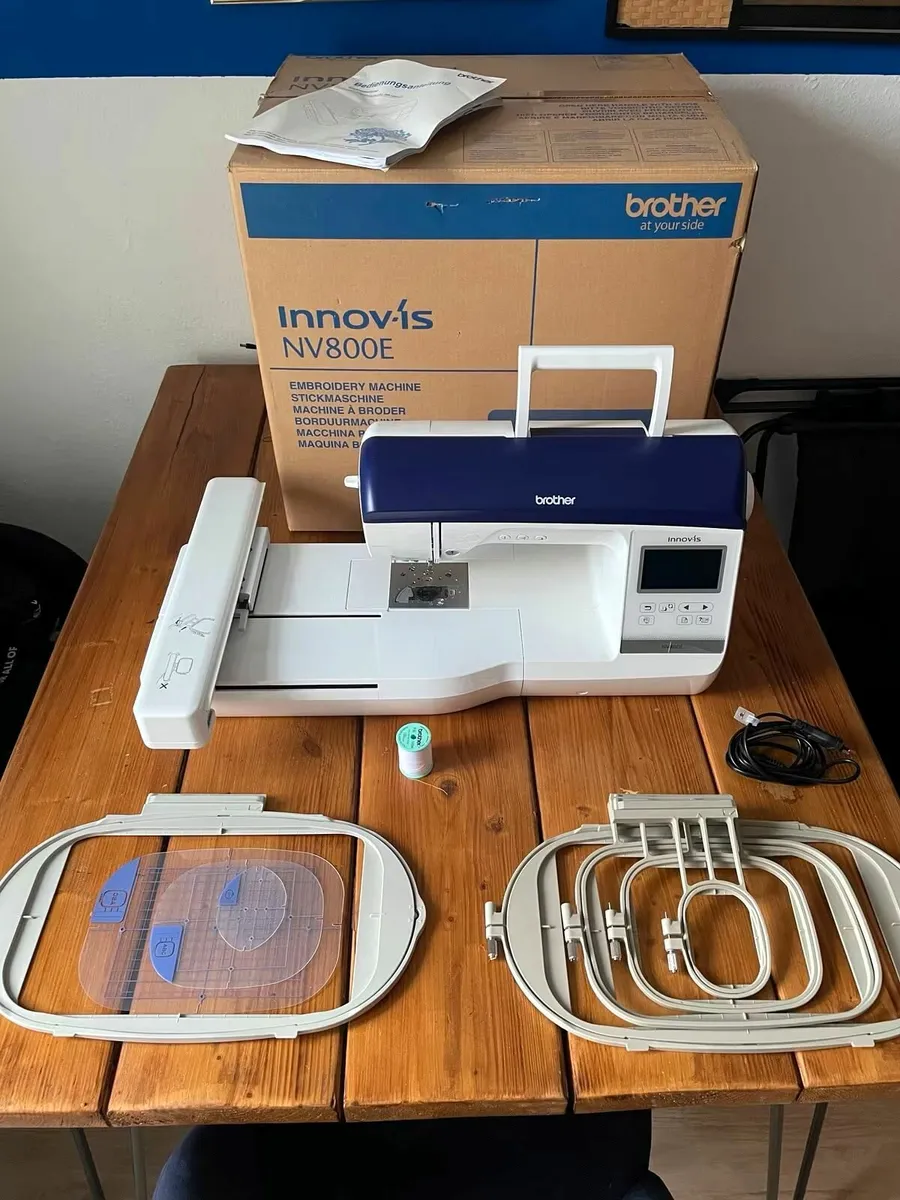 Brother Innovis NV800E Embroidery Machine Full Set - Image 1