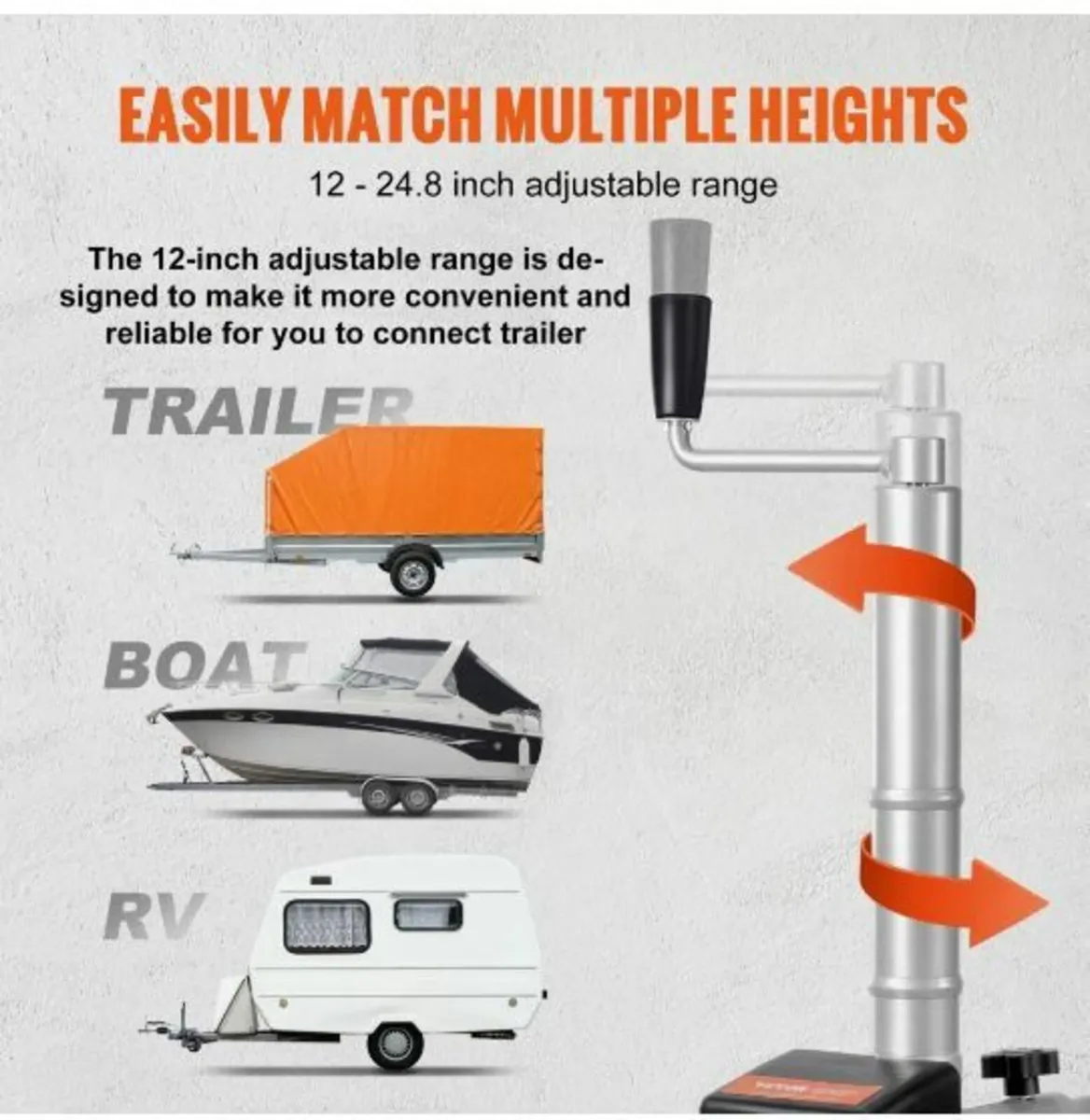 Electric Trailer Dolly, 5000lbs Towing Capacity - Image 3