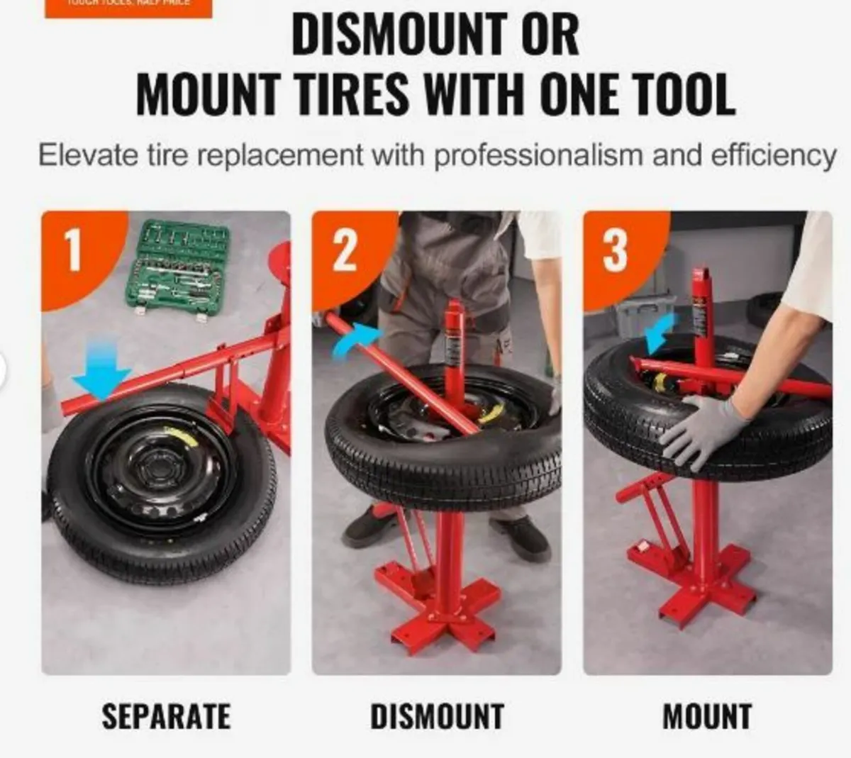 Portable Manual Tire Changer Bead Breaker - Image 3