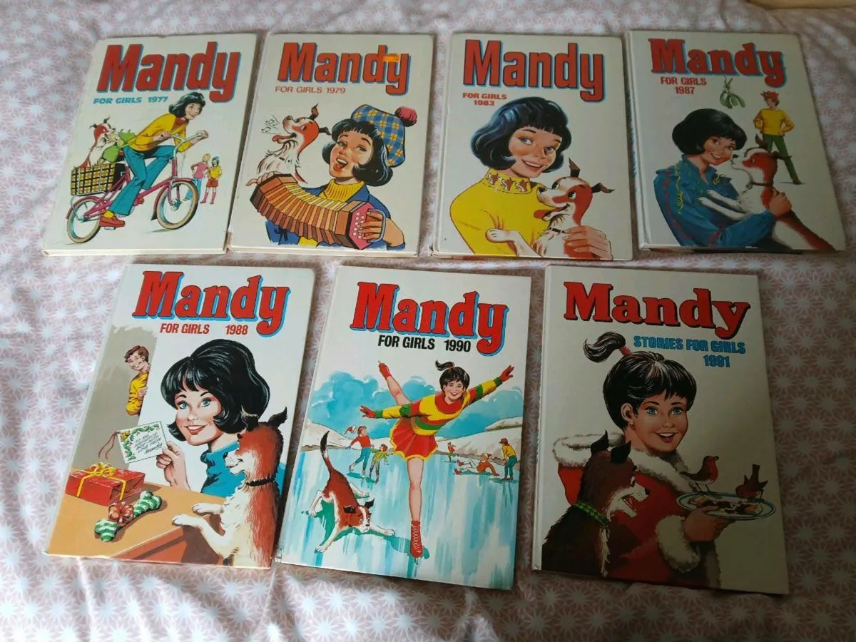 Mandy For Girls Vintage Annuals 10 Euro Each - Image 1