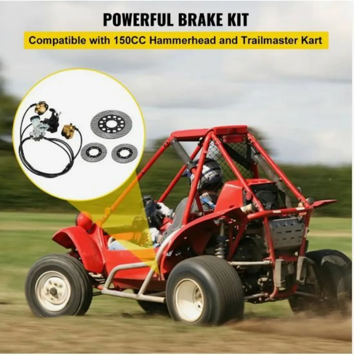 Complete Go-Kart Brake Master Cylinder Kit - Image 2