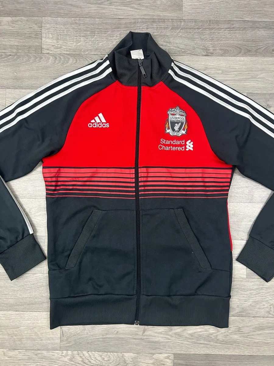 Vintage Adidas Liverpool Track Jacket Mens Medium - Image 2