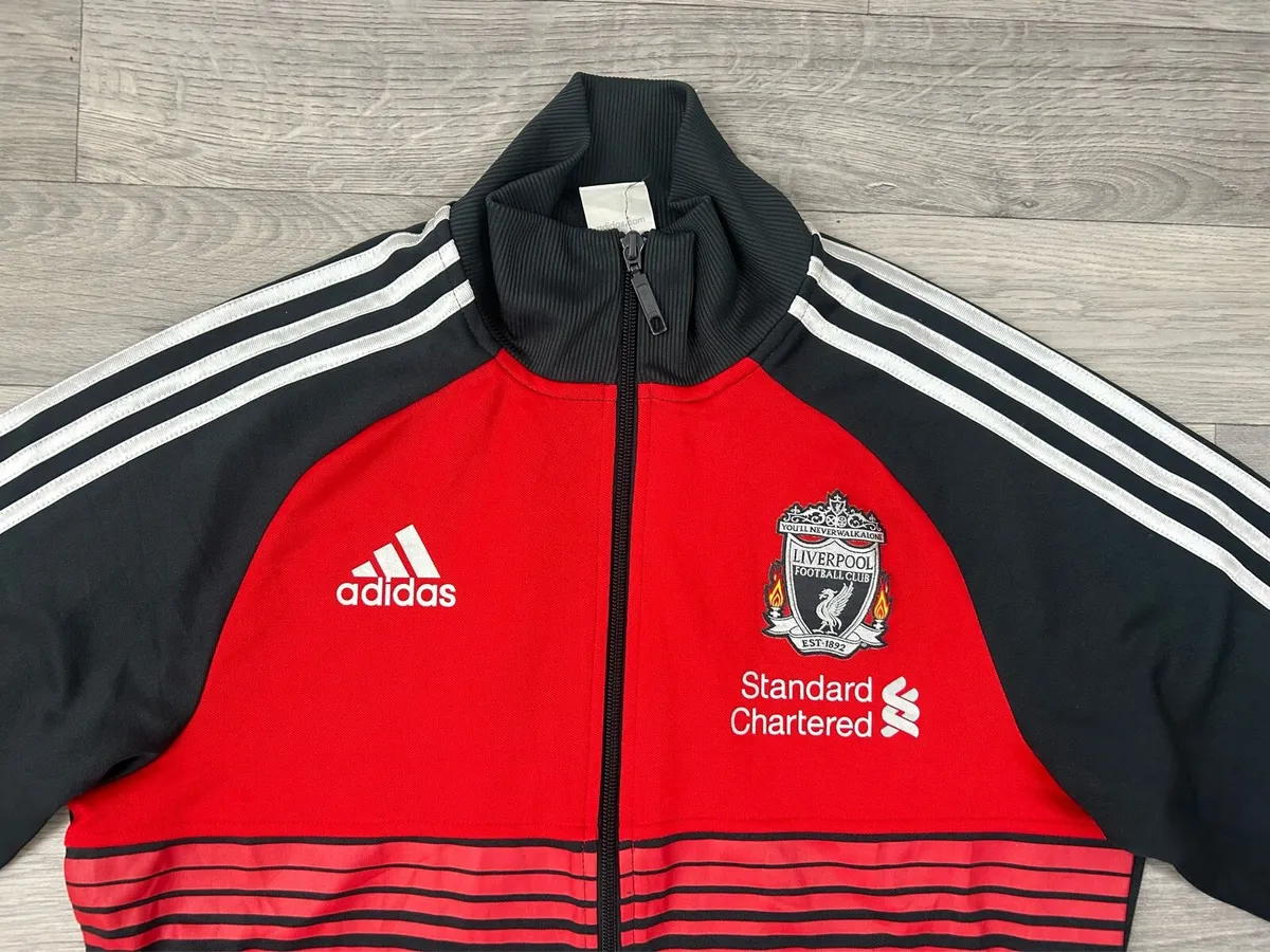 Vintage Adidas Liverpool Track Jacket Mens Medium - Image 3