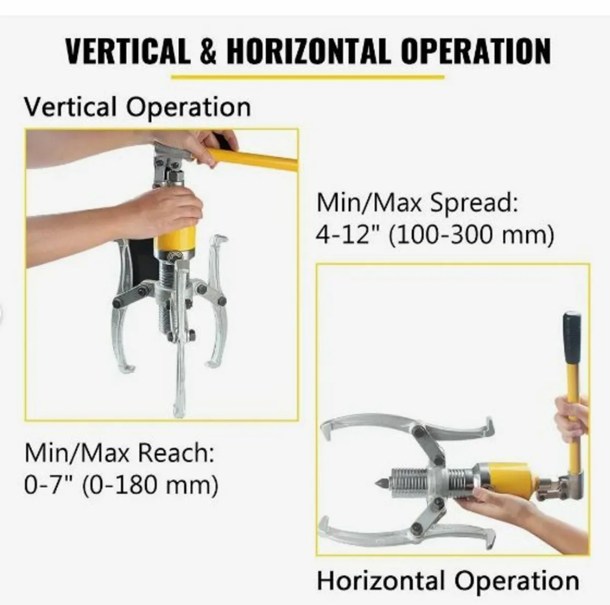 15 Ton Hydraulic Gear/Bearing/Wheel Bearing Puller - Image 2