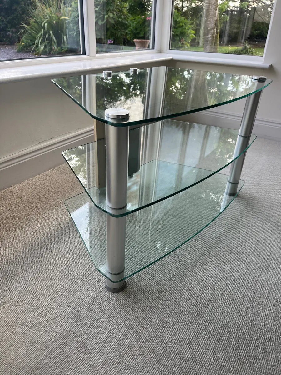 Glass TV Stand - Image 2