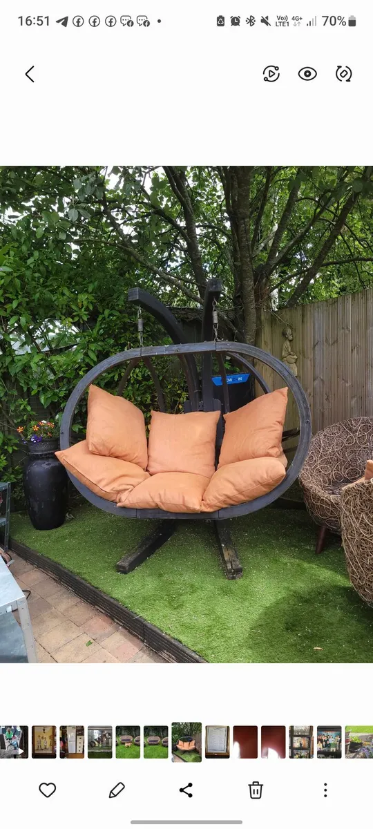 Garden swing,