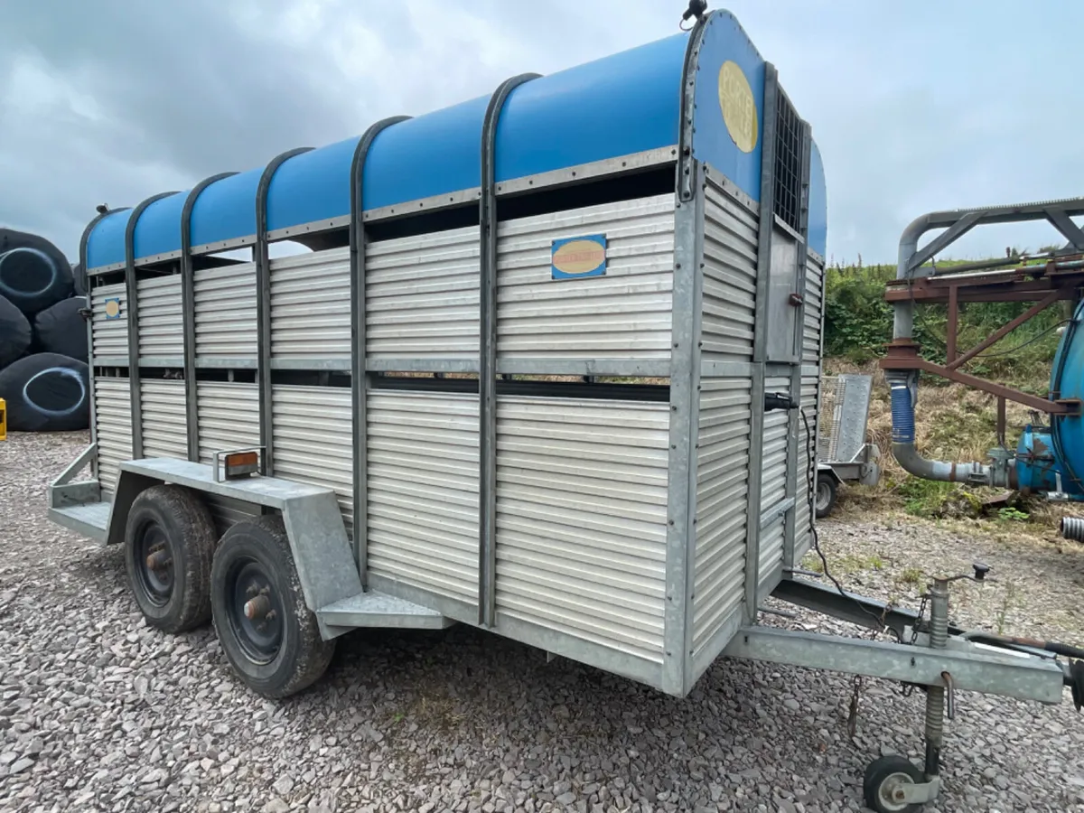 Porter 13ft x 5ft 9” cattle trailer - Image 1