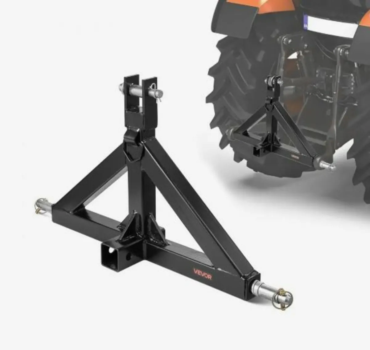 3 Point 2" Trailer Hitch Receiver Quick Hitch - Image 1