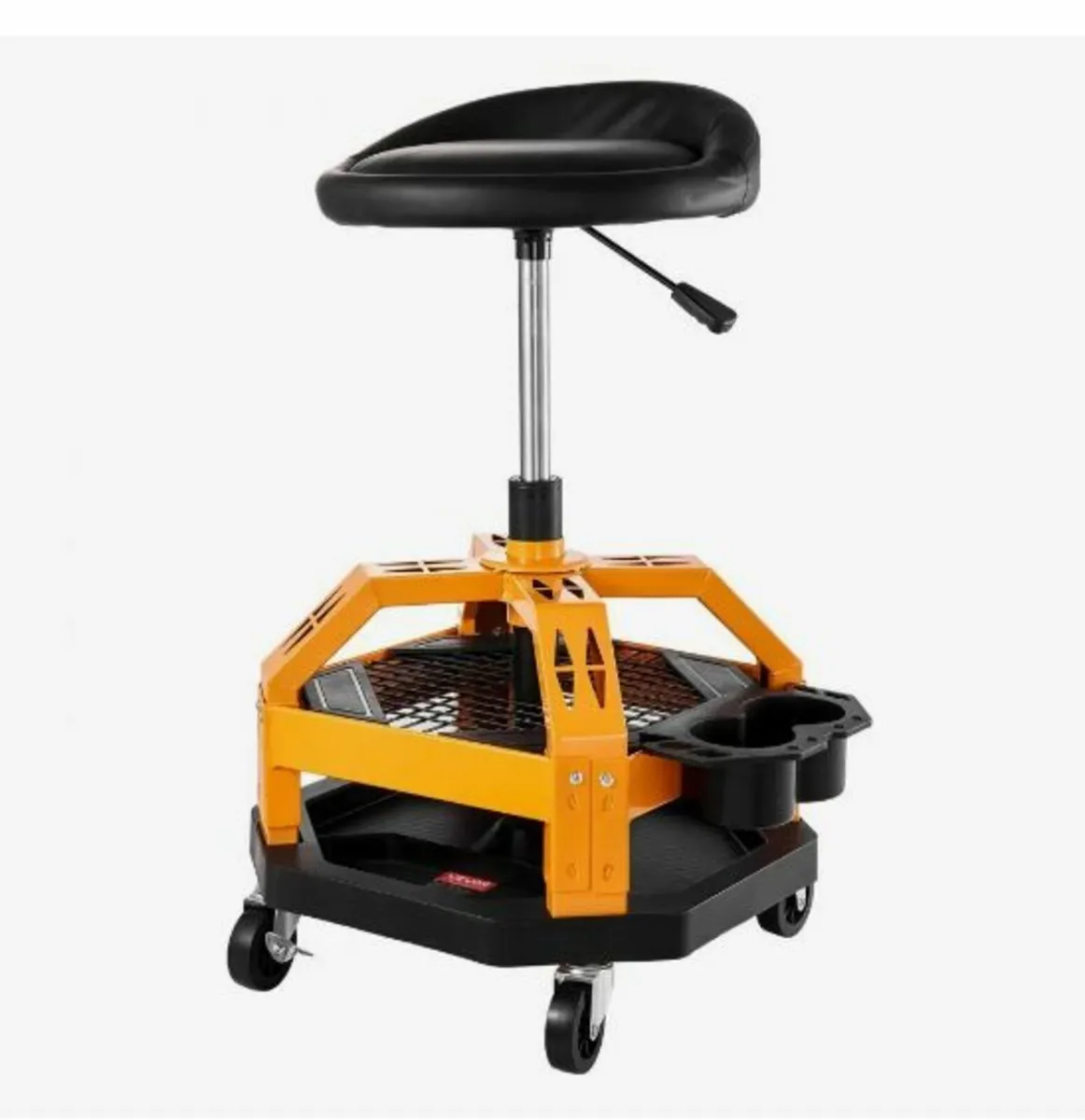 Rolling Shop Stool Heavy-Duty Garage - Image 1
