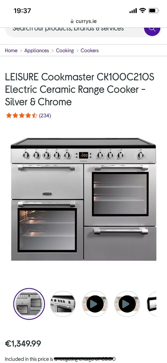 Electric Range Cooker - Image 2