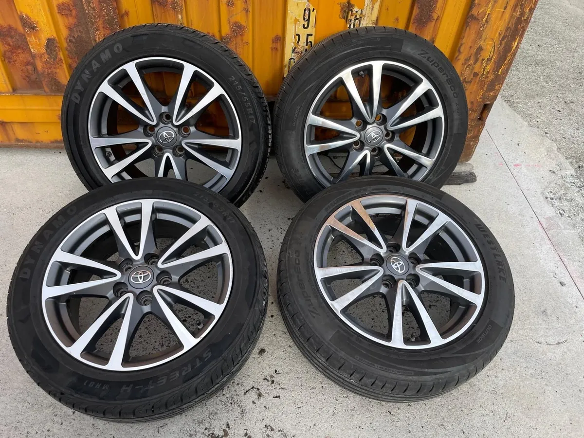 Toyota Avensis Alloy Wheels & Tyres 215/55R17 - Image 3