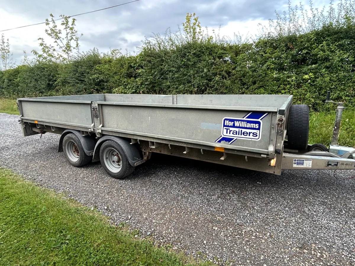Ifor Williams 14x6.6 Twin Axle Dropside Trailer - Image 2