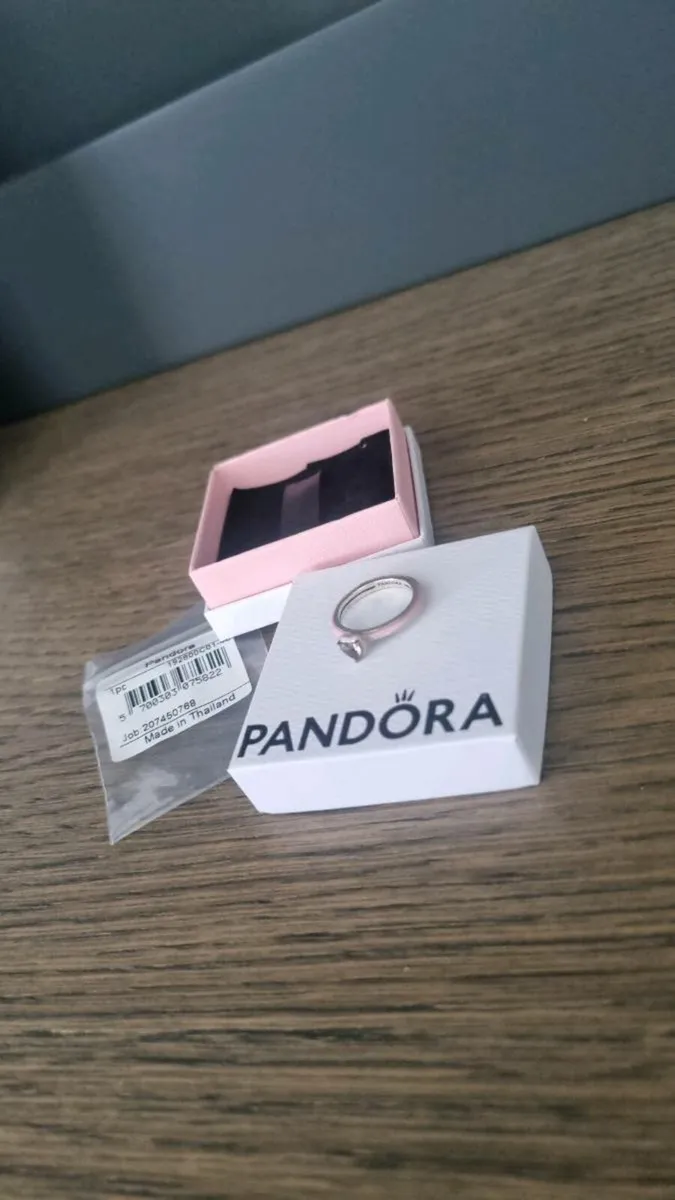 Pandora Pink Chakra Heart Ring - Image 1