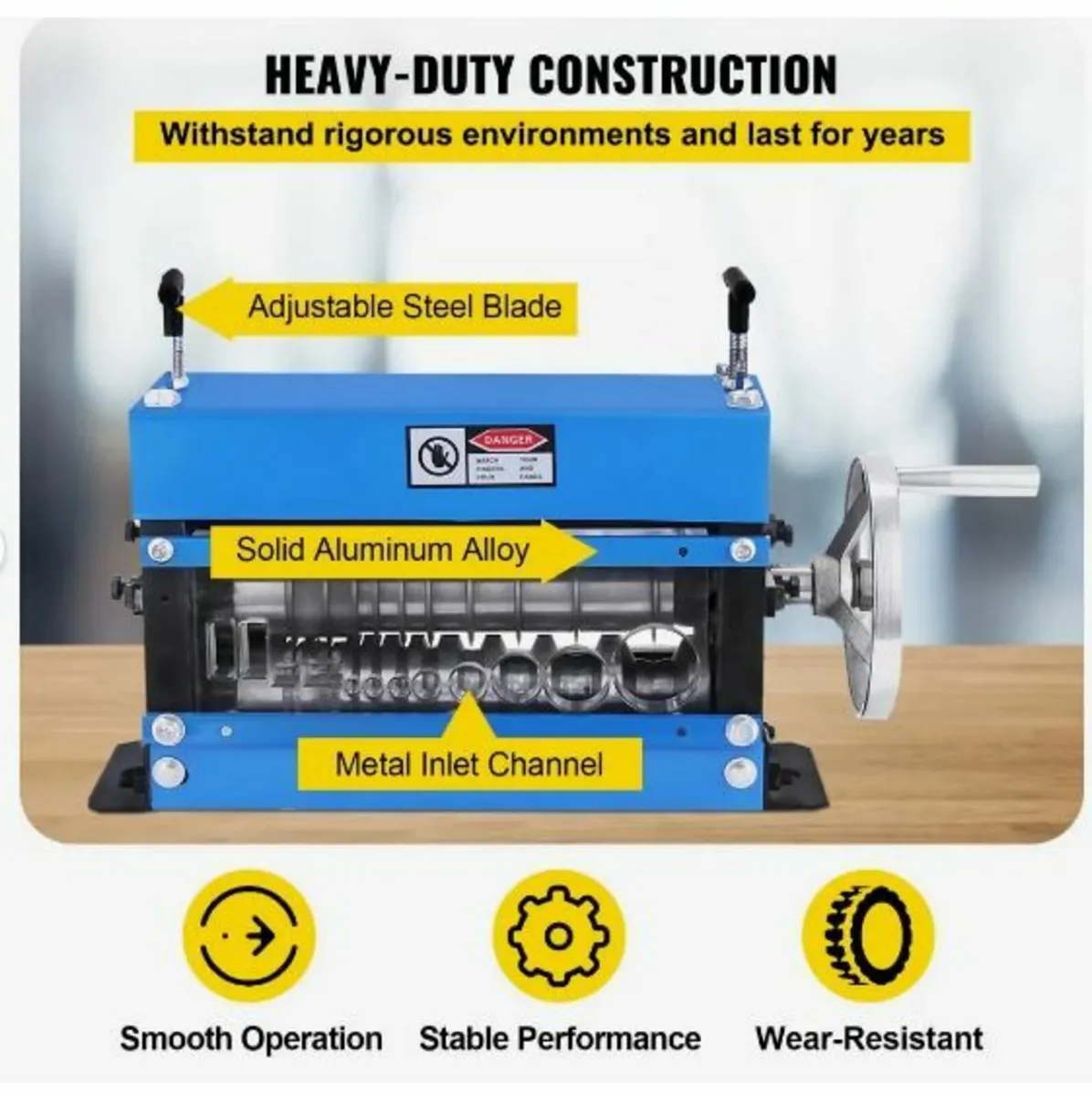 Manual Wire Stripping Machine 40mm 10 Blades - Image 4
