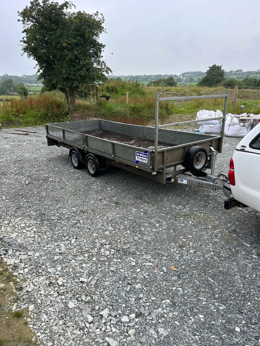 2017 ifor williams 16ft dropside trailer - Image 2