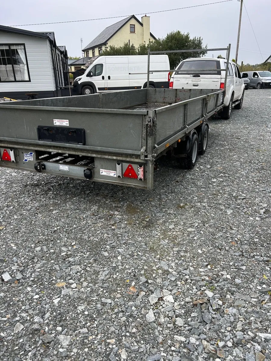 2017 ifor williams 16ft dropside trailer - Image 4