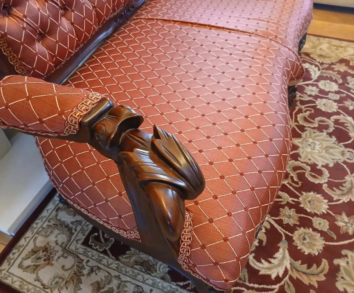 Stunning Victorian Style Settee & Phone Seat - Image 2