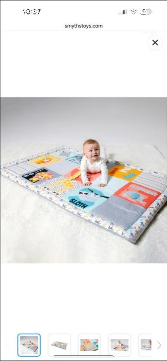 BabyZee Safari Reversible Play Mat - Image 2