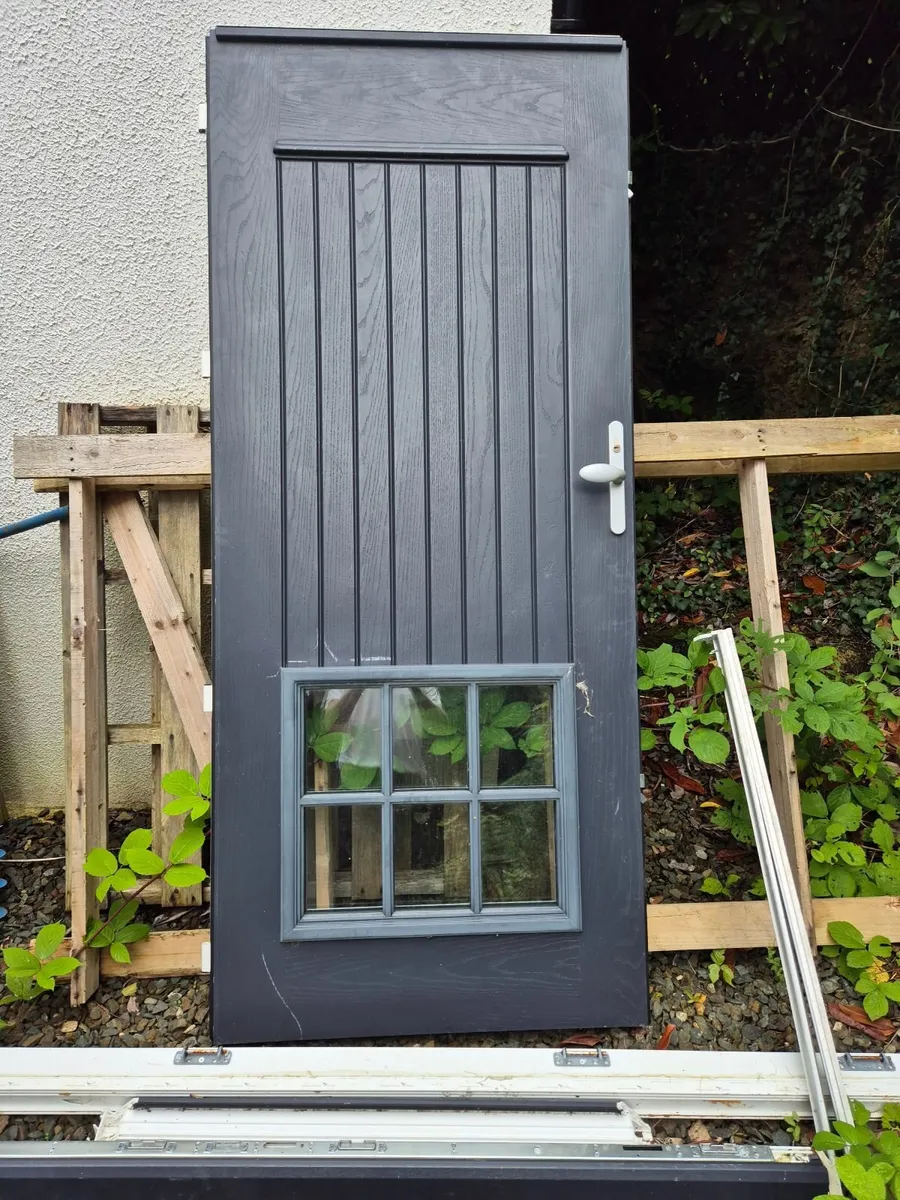 Exterior Palladio Door - Dark Grey - Image 1