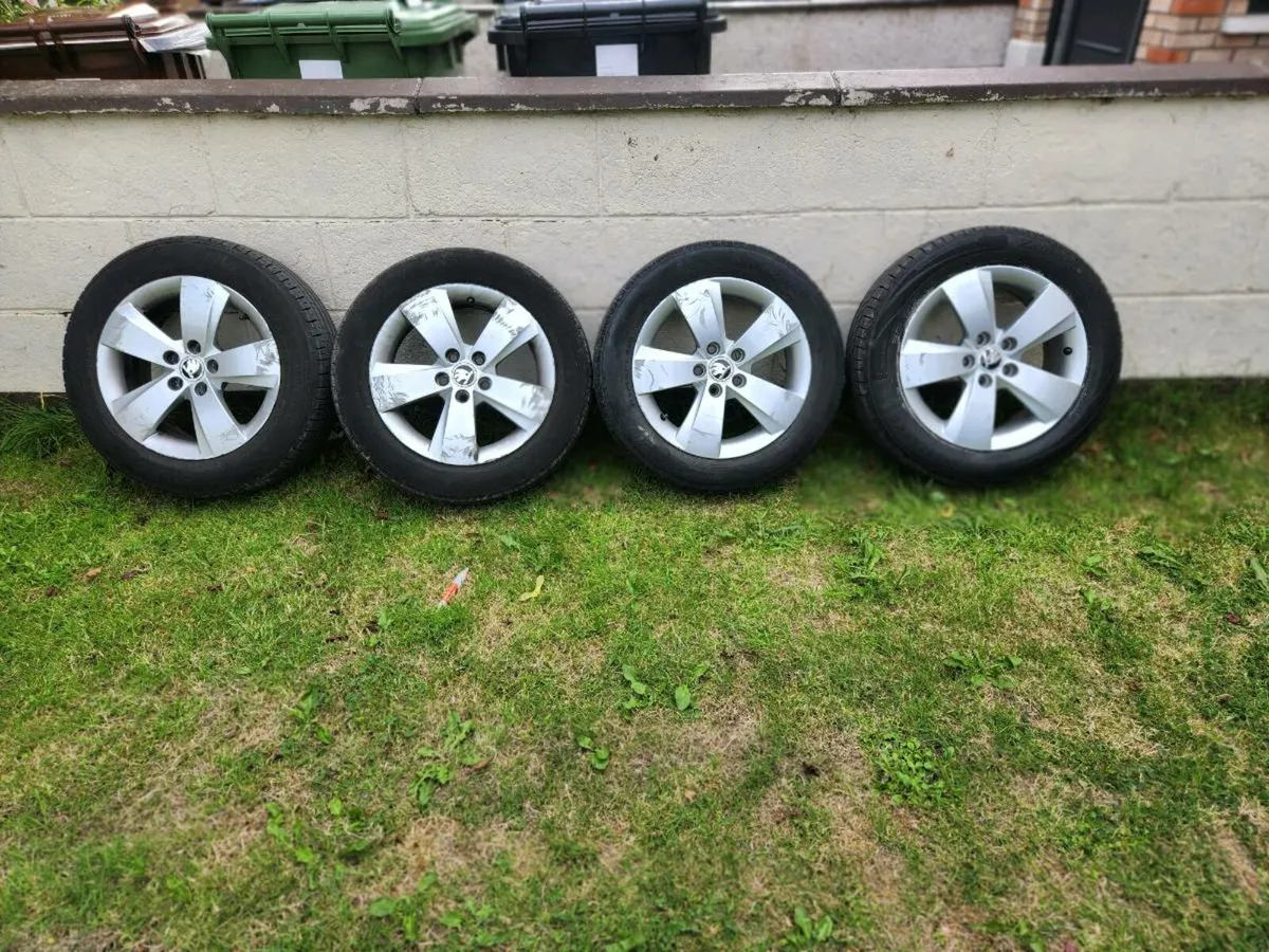 Skoda/Volkswagen Alloys 5x100 - Image 1