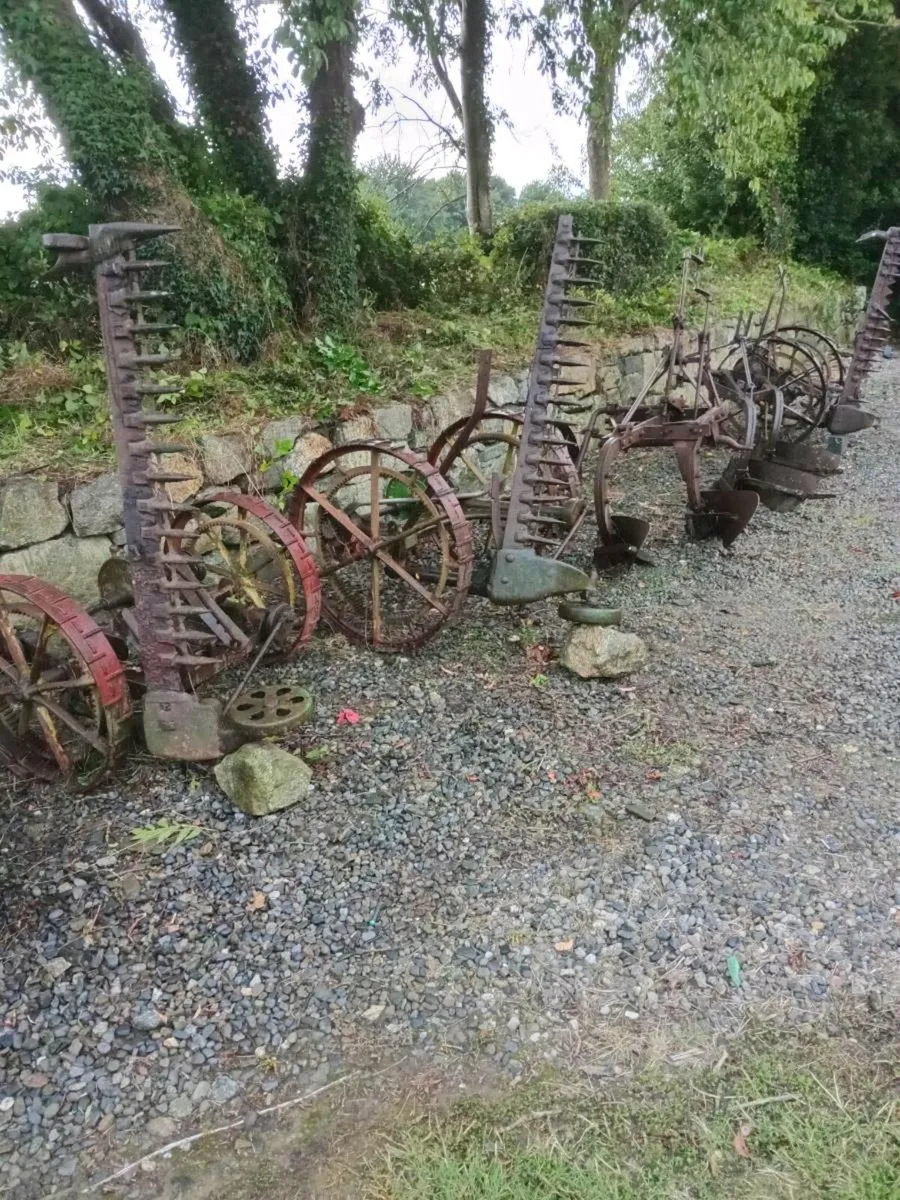 Mowing machine and ploughs - Image 2