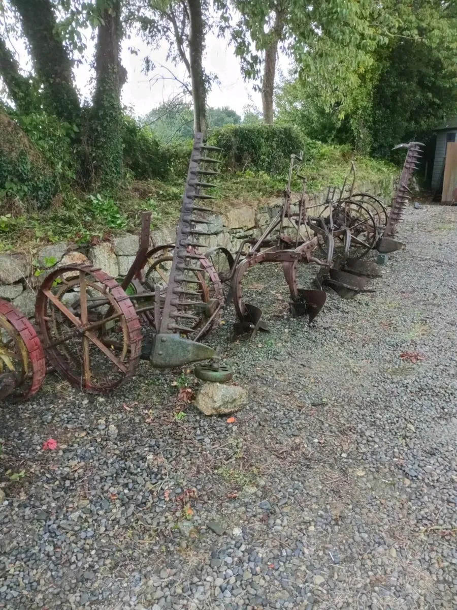 Mowing machine and ploughs - Image 3