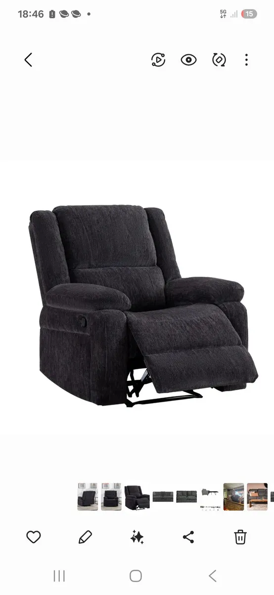 Brand new polly recliner arm chairs reduced