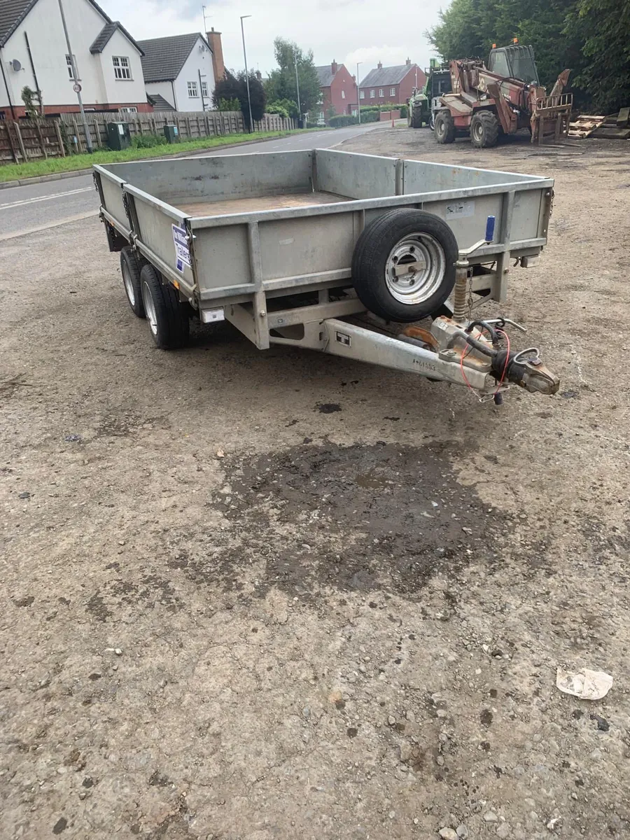 Ifor Williams 10x6 drop side trailer - Image 1