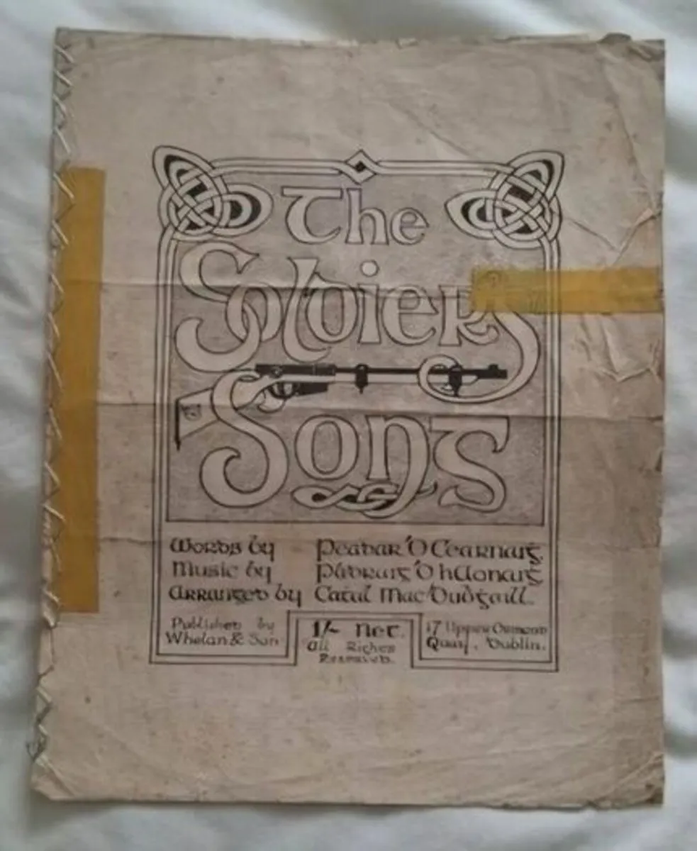 Original - 1916 - National Anthem Music Sheet - Image 1