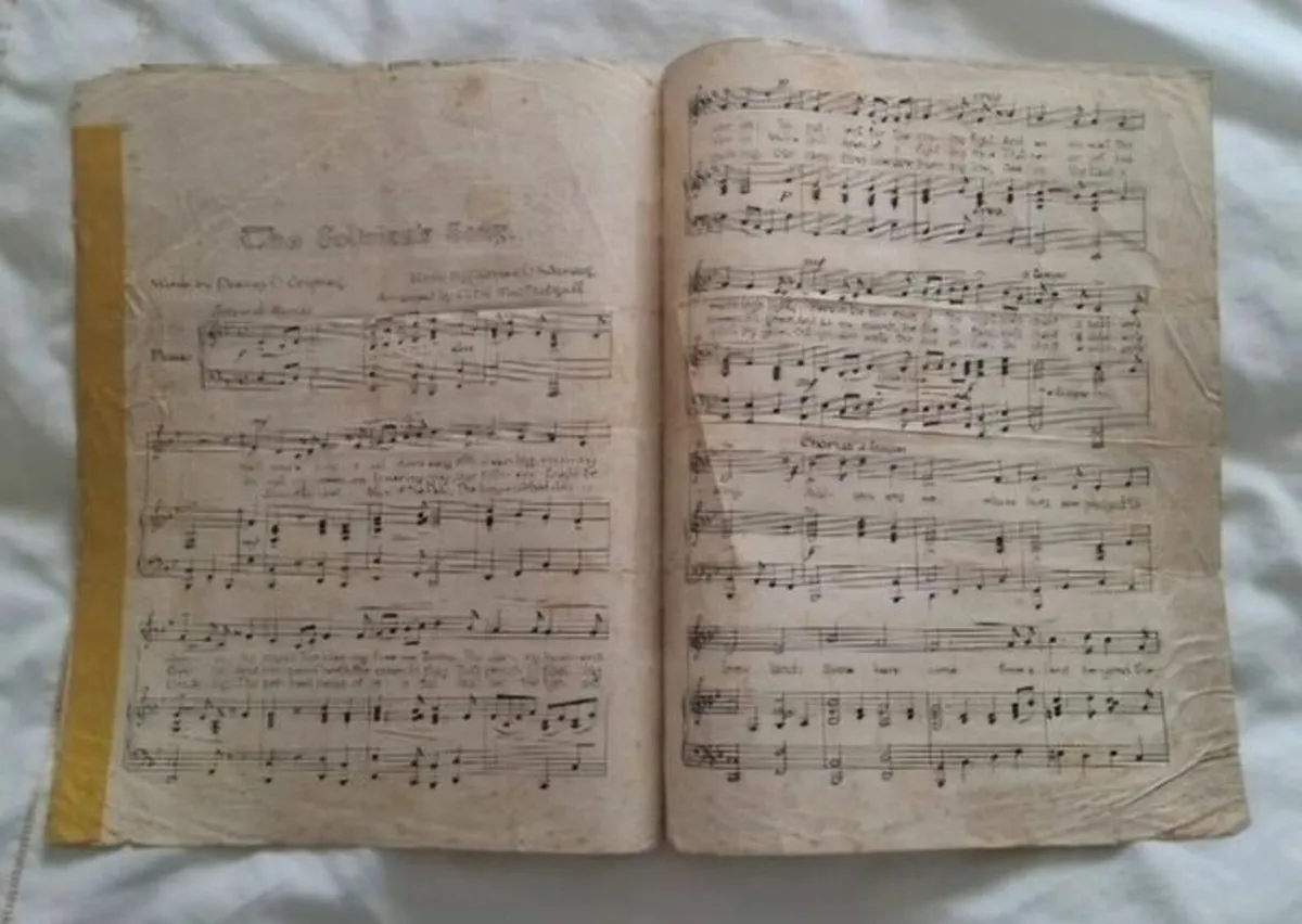 Original - 1916 - National Anthem Music Sheet - Image 3